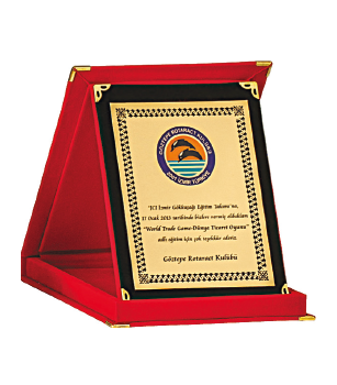 Kadife Plaket (12x16 cm)