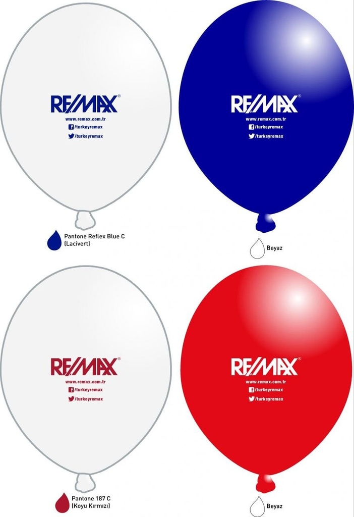 Balon  (Tek renk tek taraf baskılı ) 1000 adet